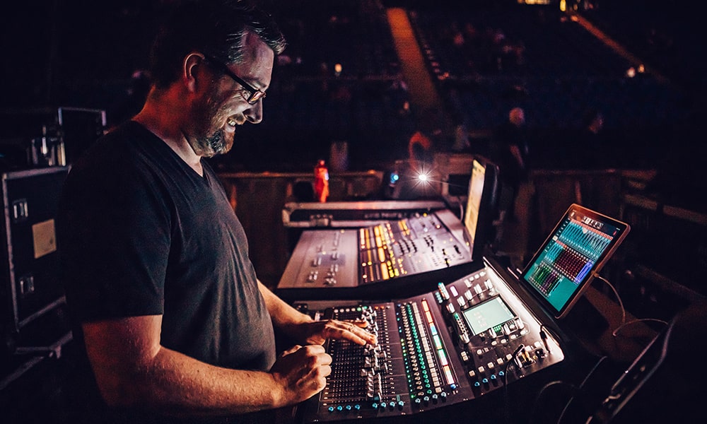 La consola SQ de Allen & Heath, en el O2 Arena con Brass Against