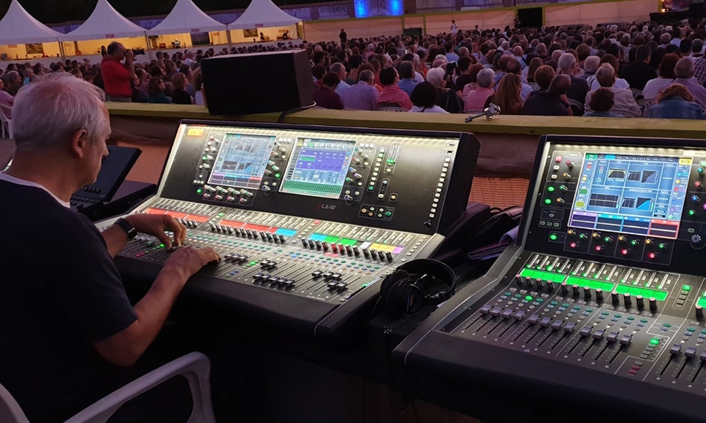 Jose Dalama, con dLive de Allen & Heath en Carmina Burana