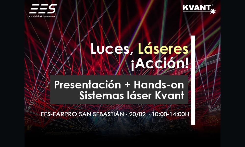 EES - Los sistemas láser Kvant aterrizan en San Sebastián