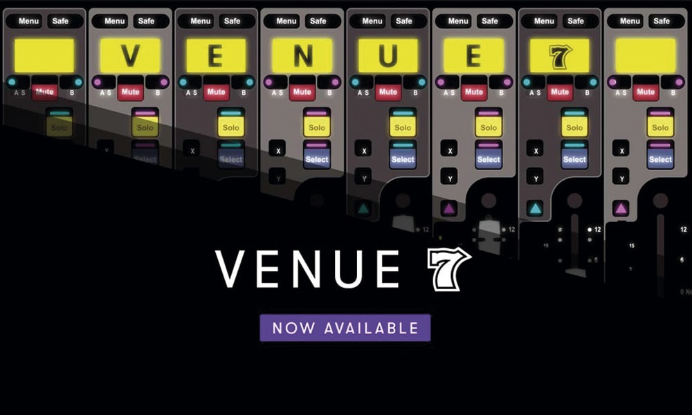 El software Avid VENUE 7 ya está disponible