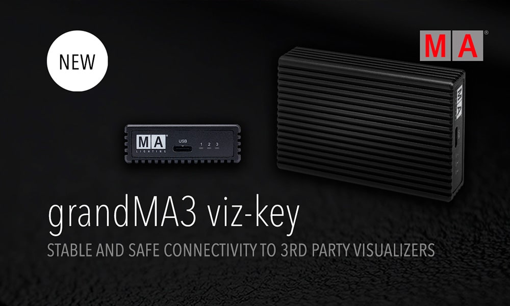 Viz-key de GrandMA3 y Wysiwig ahora compatibles