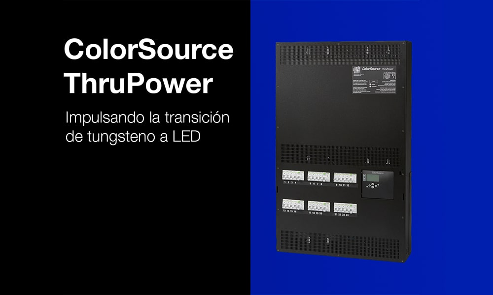 ETC ColorSource ThruPower, la solución para realizar la transición de tungsteno a LED