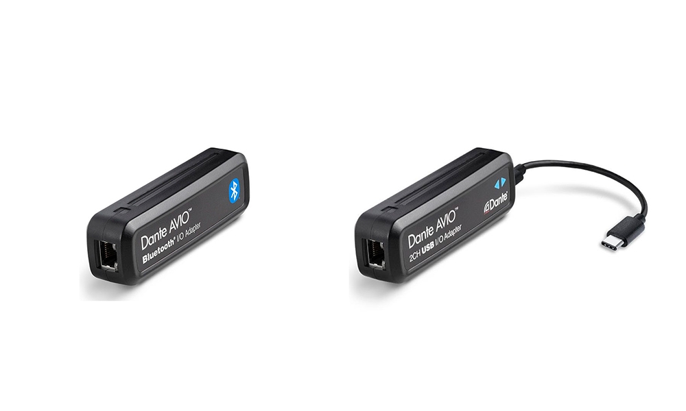 Nuevos modelos Dante AVIO Bluetooth y USB-C