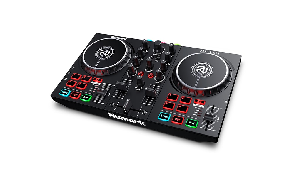 Los nuevos controladores DJ Party Mix de Numark ofrecen prestaciones profesionales