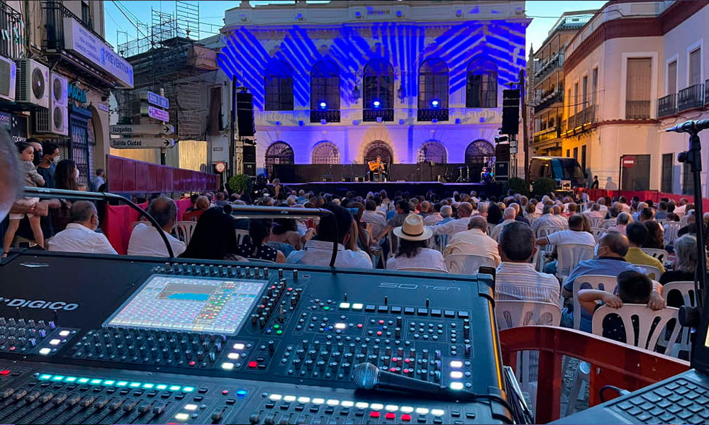 Ortiz Audio sonorizó el festival flamenco Gazpacho Andaluz con sistemas Meyer Sound LEOPARD y consolas DiGiCo