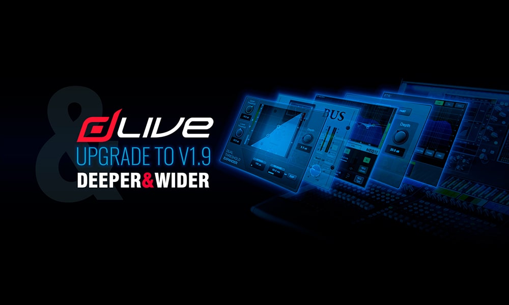 1.9, una nueva, amplia y profunda actualización para dLive de Allen & Heath