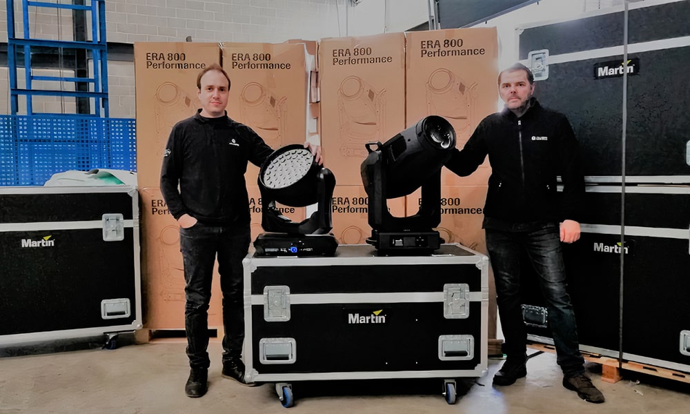 FLUGE Audiovisuales adquiere otros 100 nuevos proyectores LED Martin