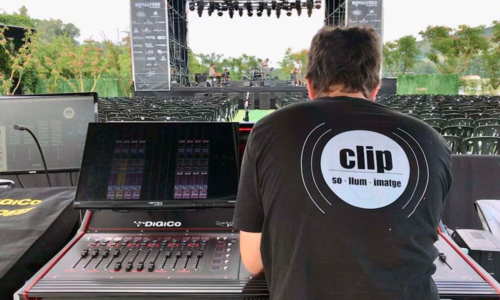 Clip So Llum i Imatge estrenó la consola DiGiCo Quantum 225 en sus eventos