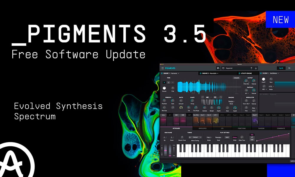 Arturia lanza el Firmware 3.5 de Pigments