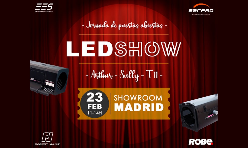 LEDShow EARPRO-EES con las novedades de LED de Robert Juliat y Robe