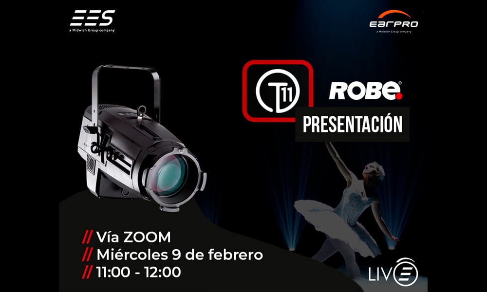 Presentación virtual T11 de Robe