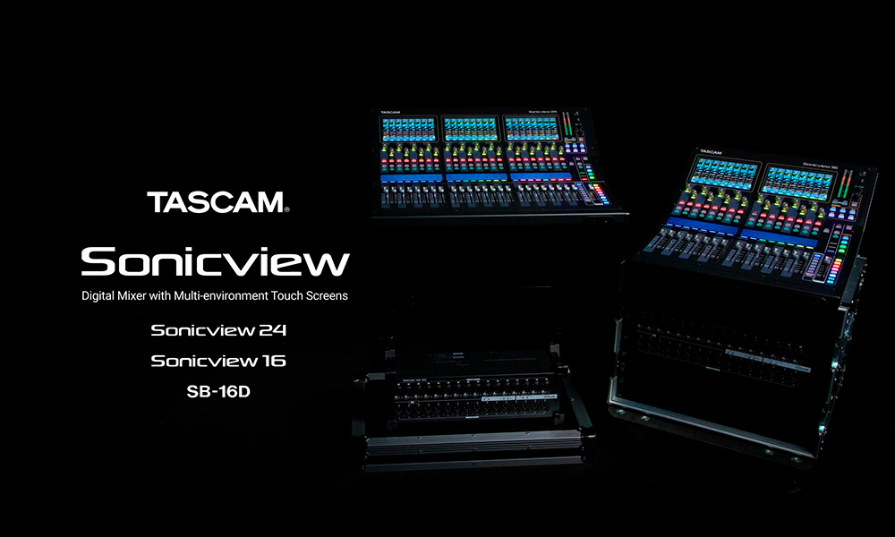 Tascam Sonicview: nueva familia de mezcladores digitales