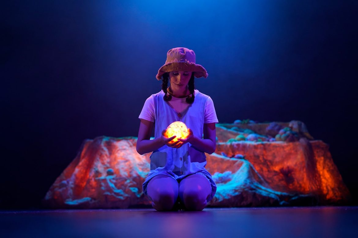 Las bombillas Nyx Bulb de Astera llenan de luz y color la obra de la compañía índigo teatro ‘viaje al planeta de todo es posible’