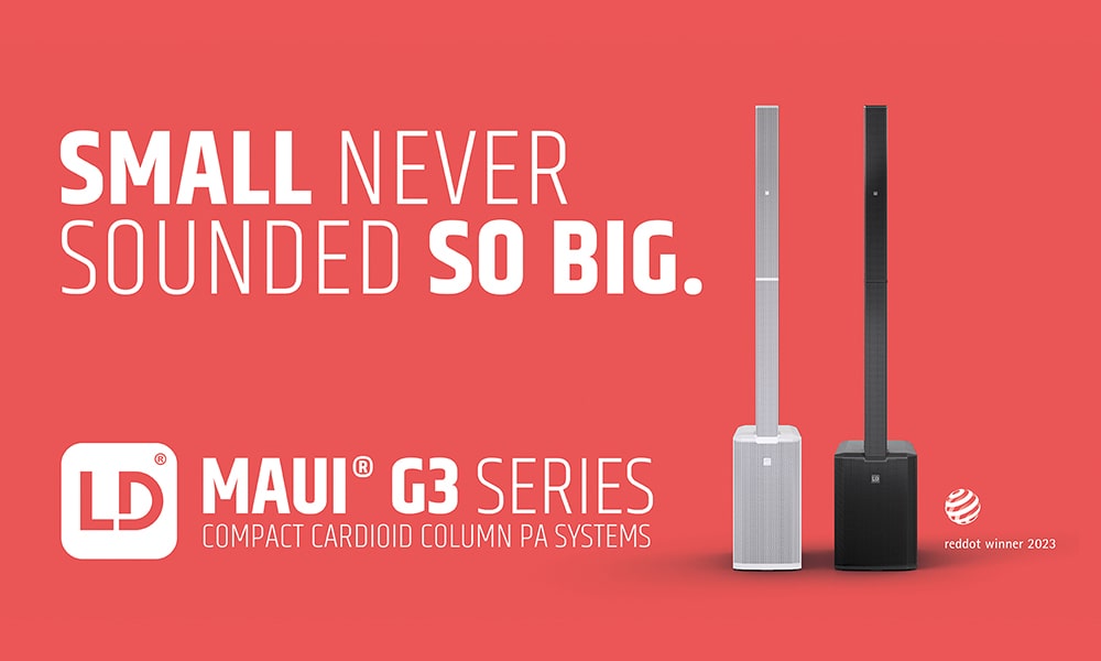 LD Systems presenta la serie MAUI G3