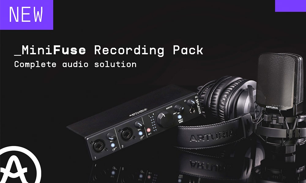 Arturia presenta MiniFuse Recording Pack