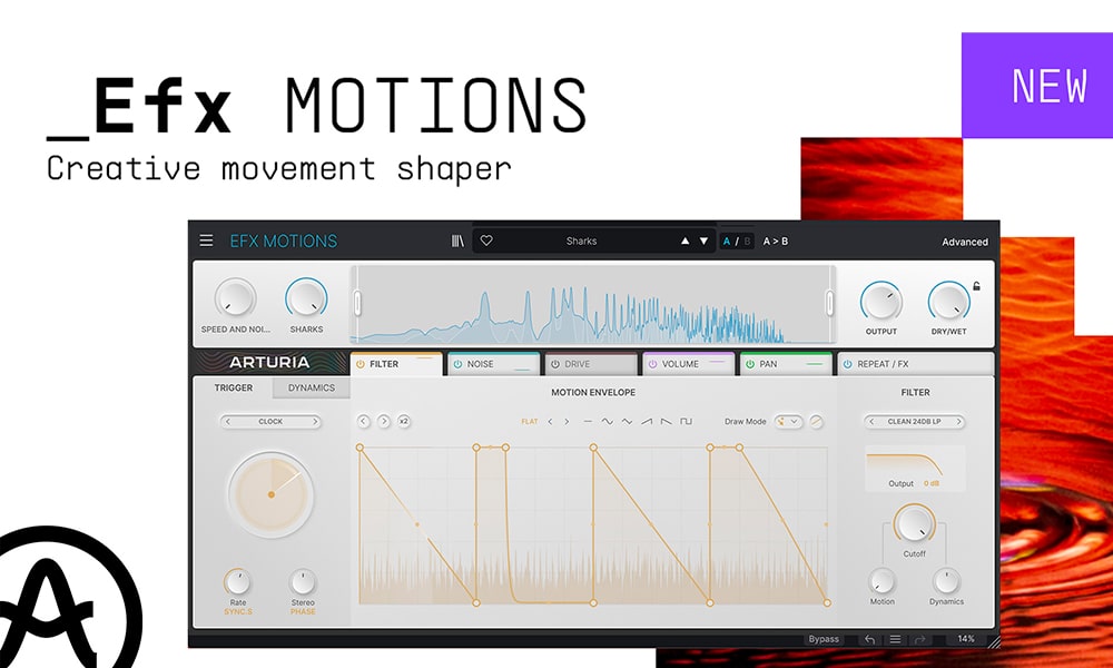 Arturia presenta Efx MOTIONS