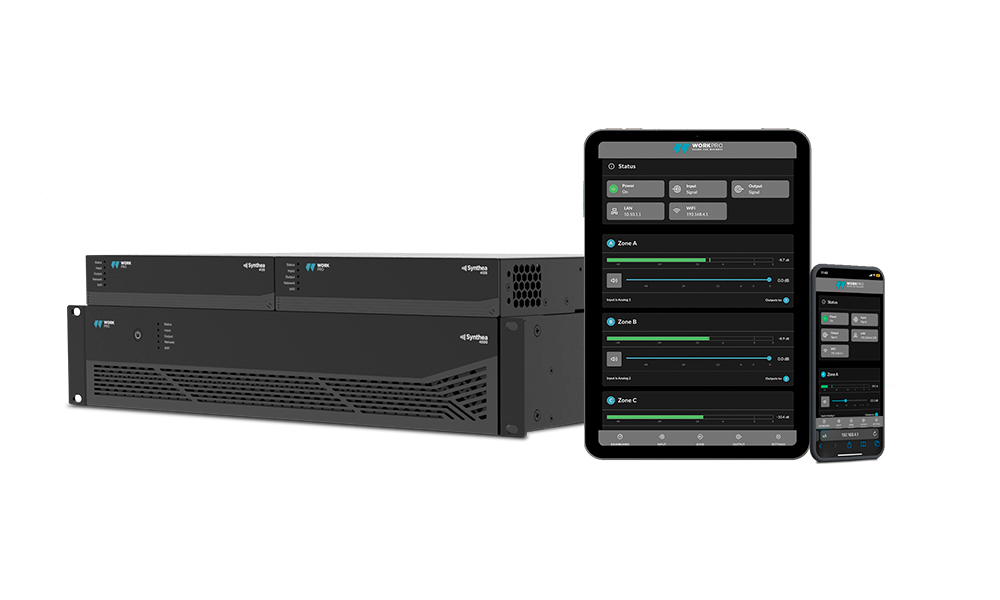 WORK PRO actualiza su gama de amplificadores Synthea