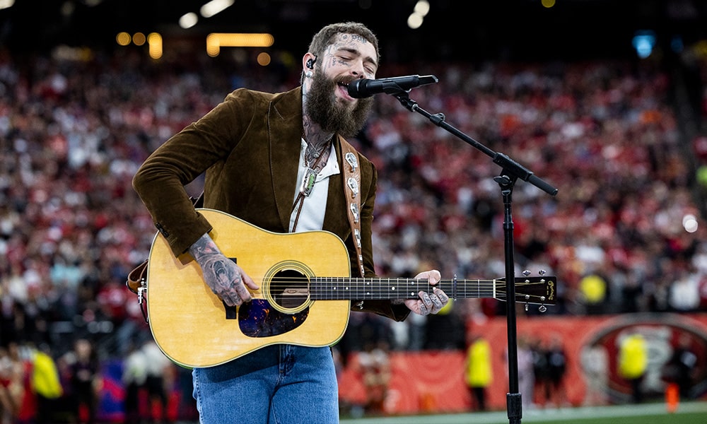 Post Malone ofrece una conmovedora interpretación de “America The Beautiful” con el sistema Sennheiser Digital 6000