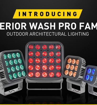 Martin Professional presenta la versátil familia de luminarias Exterior Wash PRO