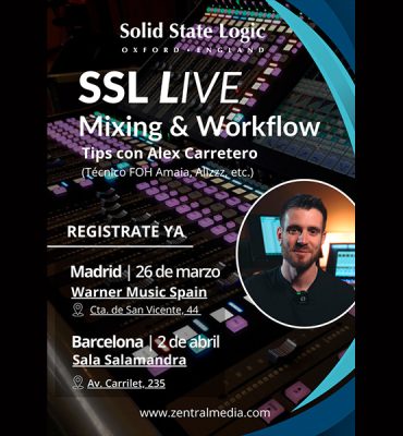 Apúntate a las nuevas jornadas de SSL Live con Alex Carretero