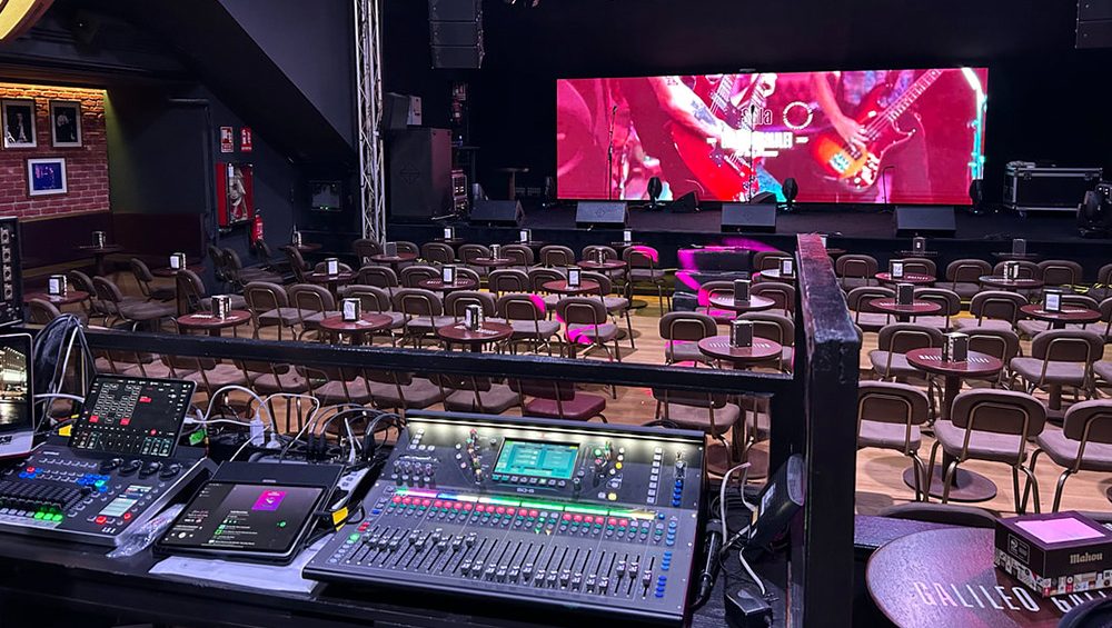 Audio digital de Allen & Heath en la reformada sala Galileo Galei de Madrid