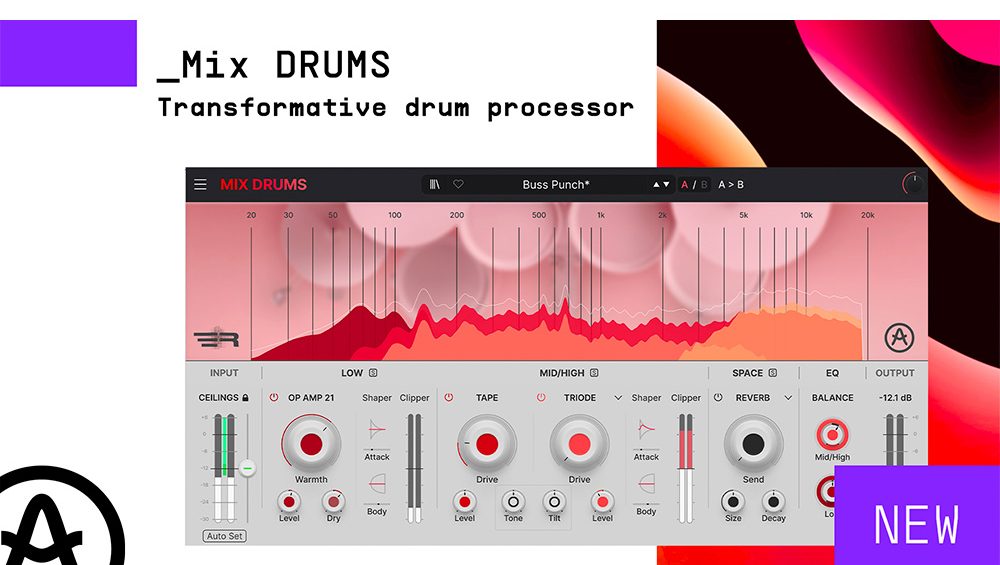 Nuevo Mix DRUMS de Arturia