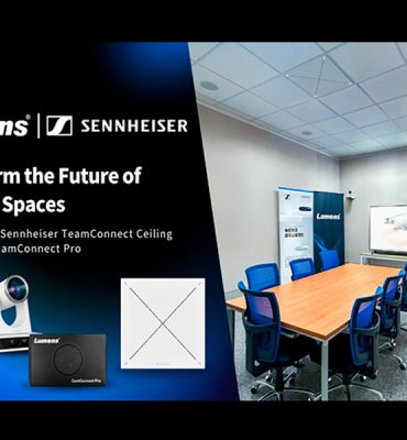 Sennheiser y Lumens se asocian para ofrecer el futuro de los espacios de reunión en la sede de Taiwán