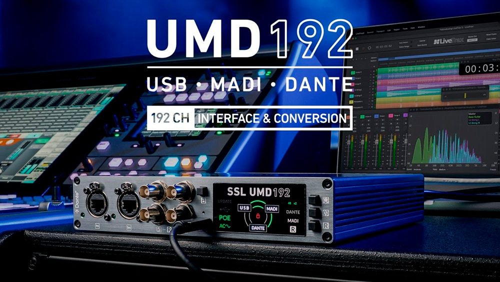 Solid State Logic presenta UMD192