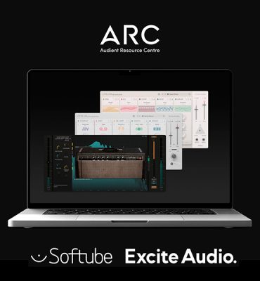 Audient actualiza la plataforma ARC y, además, incorpora dos novedades a su paquete de software: Softube y Excite Audio