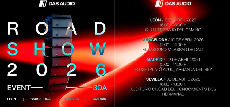 SILUJ impulsa el roadshow de DAS AUDIO en España con la presentación del nuevo EVENT-30A