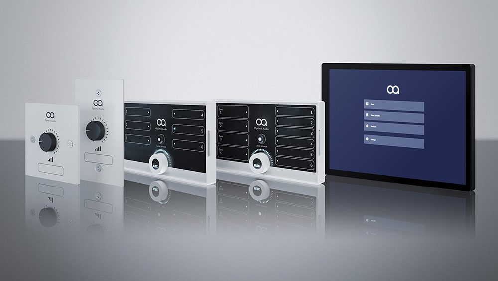 Optimal Audio presenta SmartAmp Custom Configurator y el controlador mural de volumen ZonePad VL1.