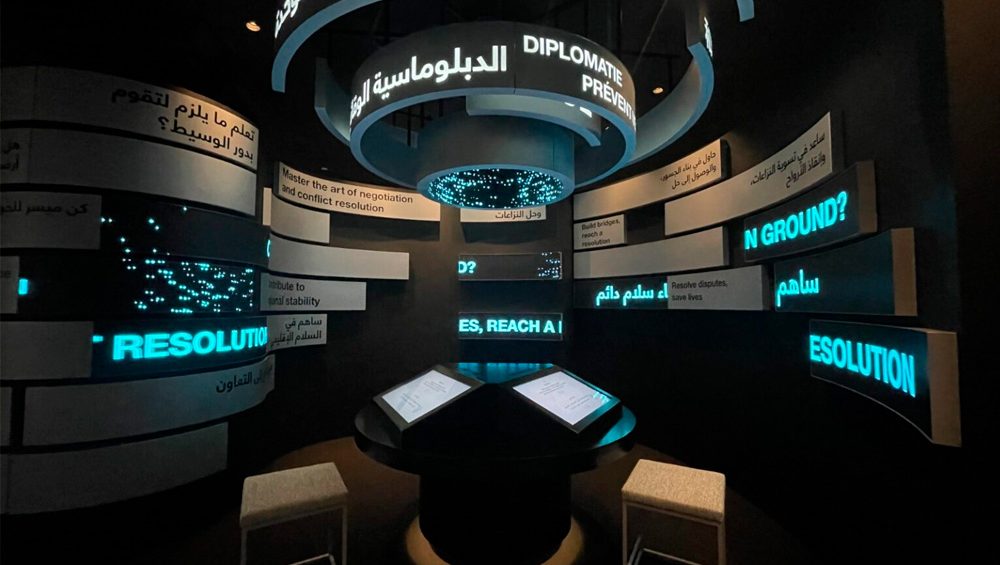 El museo Pathway to Peace en Qatar se ilumina de la mano de Prolights