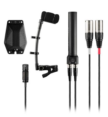 Audio-Technica lanza el micrófono estéreo BP350ST Mid-Side, en dos versátiles variantes, y el micrófono de contacto BP880R ultrarresistente y sumergible