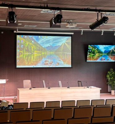 afial-seesound-instalacion-audiovisual-hospital-cuenca El Hospital de Cuenca integra sonido, iluminación y vídeo en su auditorio y sala de prensa